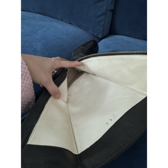 Chanel Vintage Interlocking CC Logo Y2K Black Leather Boots Size 6B - Picture 9 of 13